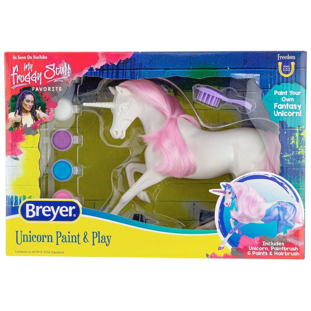 Breyer Horses Collectible Unicorn Paint & Play Set